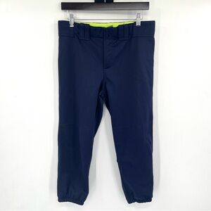 MIZUNO MVP Pro Softball Pants 350597 Women's Md Navy Blue Stretch Elastic Bottom